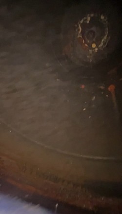 Estanque interior de Termo con Presencia de Oxidación